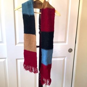 Handmade multicolored scarf handmade
